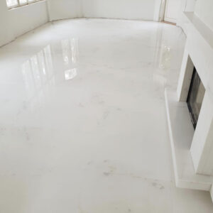 Luxury Marble Flooring and Fireplace - picture 1